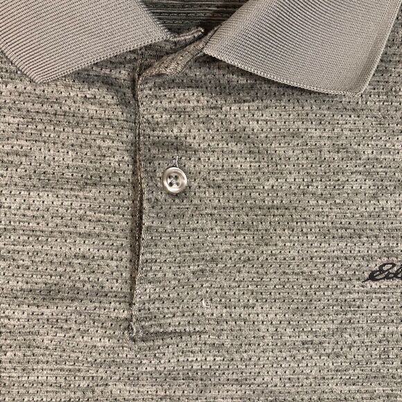 Eddie Bauer Shirt Men Extra Large Gray Polo FreeDry‎ Dadcore Golf Logo Gorpcore - Picture 3 of 9